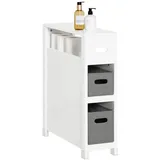 SoBuy Nischenregal Weiß