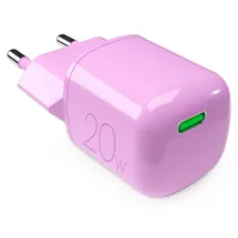PURO MiniPro 20W USB-C - GAN Technologie - Rosa
