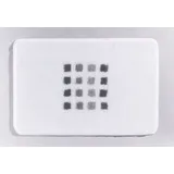 KLEINE WOLKE Badteppich QUADRI Weiß 70 x 120 cm