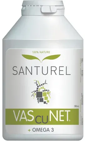 Santurel Vascunet + Omega 3 Tiegel 300 Kapseln