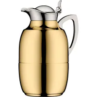 Alfi Juwel mit Hartglaseinsatz", gold plated, B:13,1cm H:25cm Ø:16cm,