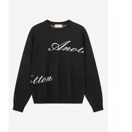 another cotton lab Strickpullover Signature Knit Sweat Black XL