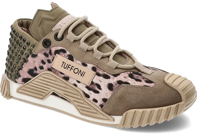 Beige Sneakers Tuffoni Modische Damenschuhe, 39