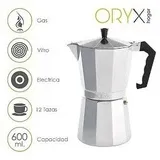 ORYX Cafetera 12 Tassen Silber