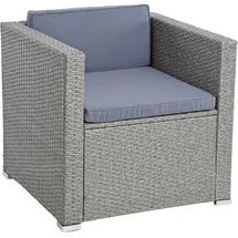 Estexo Gartensessel 70 x 70 x 63 cm grau