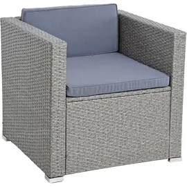Estexo Gartensessel 70 x 70 x 63 cm grau
