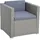Estexo Gartensessel 70 x 70 x 63 cm grau