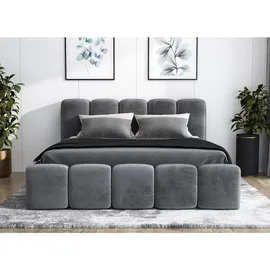 a&j möbelland Sonic 180 x 200 cm Grau