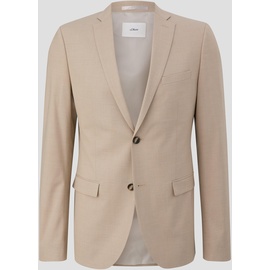 s.Oliver BLACK LABEL s.Oliver Herren, 2140779 Business-Anzug Jacke, 80M1 beige, 102