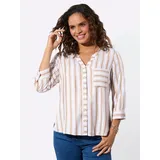 Witt Weiden Funktionsbluse camel-weiß-gestreift 42