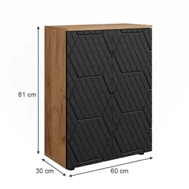 Vicco Irma Anthrazit 60 x 81 cm Badezimmer