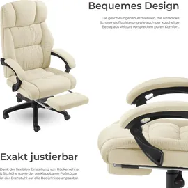 Tectake Jillien Velours Beige