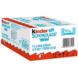 kinder Schokolade Mini Schokoriegel 4,2 kg