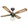 Farelek Bali 107 cm Deckenventilator braun