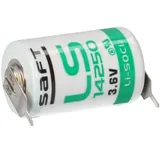 Saft Lithium 3,6V LS14250-2PF Batterie 1/2AA Zelle pin +/-