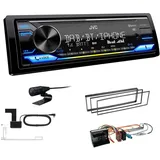 JVC KD-X472DBT Media Autoradio Bluetooth DAB+ Alexa für Citroen C3 + Pluriel