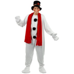 Metamorph Kostüm Freundlicher Schneemann Kostüm, Bequemer Schneemann Overall für Weihnachtsmarkt oder Promotion weiß