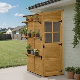 MCombo Gartenschrank 1,20 x 0,86 m Beige