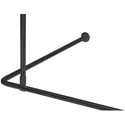 KS Handel 24 Aluminium Winkelstange Eckstange schwarz 3er