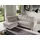 beautysofa Ecksofa AURORA II L-Form Ottomane links, mit Schlaffunktion & Bettkasten, Beige - Beige