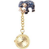 Avaner Krankenschwesteruhr Specht Eule Pflegeruhr Analog Quarzwerk FOB Pulsuhr Ansteckuhr Pfau Schmetterling Elefant Schwesternuhren mit Pin/Clip Set Arzt Doktor Medical Taschenuhr