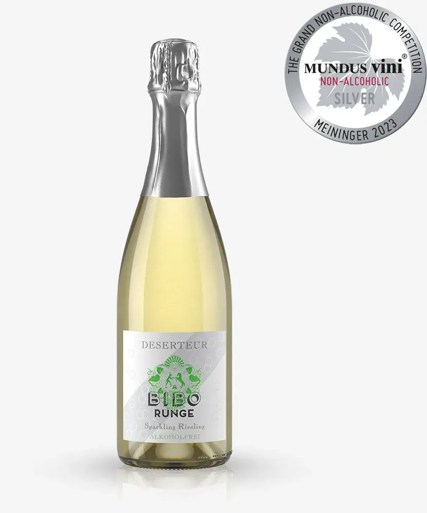 DESERTEUR SPARKLING RIESLING : prickelnder alkoholfreier Genuss aus dem Rheingau