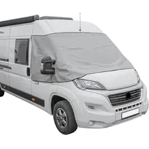 Preiswert&Gut Frontscheibenabdeckung kompatibel für FIAT Ducato X290 Weiß,Grau Wohnmobil UVSchutz (Grau)