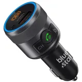 COFI 1453 Bluestar Transmitter FM mit Audladefunktion in Grau QC3.0 PD 42W LED Bluetooth