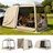 Vevor Pop-Up-Zelt Beige