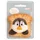 NICI Mini MagNICI Pinguin mit Toast 7 cm Weiß