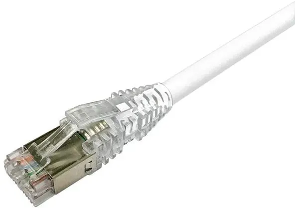 Patchcord cat6a s/ftp lszh 0.5m white