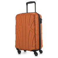 suitline Hartschalenkoffer Trolley 4-Rollen Cabin 55 cm / 34 l orange