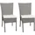 MCW Gartenstuhl G19-S 52 x 52 x 108 cm grau 2 St.