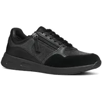 GEOX Damen D BULMYA B Sneaker, Black, 35 EU
