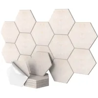 Relaxdays Akustikpaneel Relaxdays Beige 18 St. 30 x 26