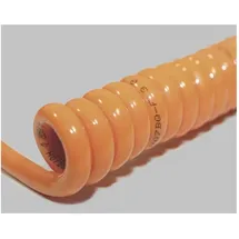 BKL Electronic 1506131 Spiralkabel H07BQ-F 800mm / 3200mm 5G 2.50mm2 Orange 1St.