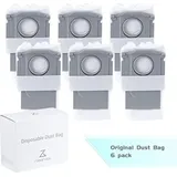 Roborock Original Zubehör-Kit, Staubbeutel für S7 Max Ultra/S8 Pro Ultra/S8+/Q7 MAX/S7 MaxV Ultra/S7 Pro Ultra Absaugstaion 6er Pack