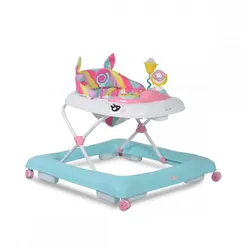 Cangaroo Lauflernhilfe Einhorn, Musikfunktion, Spielcenter, höhenverstellbar rosa