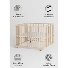 Sämann Laufgitter, mit Schlupfsprossen – natur | Gr.: 100x100 cm,