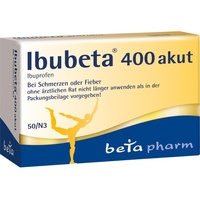 Betapharm Arzneimittel GmbH IBUBETA 400 akut Filmtabletten 50 St