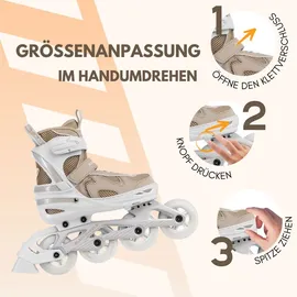 Blackwheels Flex Pro Beige/Weiß 34-37