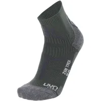 Uyn Trekking 2In Low Cut Socken military/grey melange 42/44