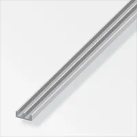 Alfer Doppel-U-Profil 6 x 6 x 1000 mm U Schiene