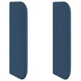 vidaXL Kopfteil Ohr Blau 40,5 x 40,5 x 4 cm Stoff