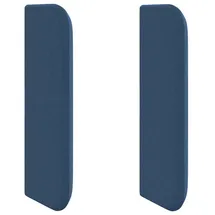 vidaXL Kopfteil Ohr Blau 40,5 x 40,5 x 4 cm Stoff