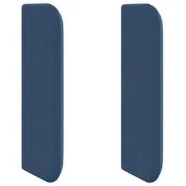 vidaXL Kopfteil Ohr Blau 40,5 x 40,5 x 4 cm Stoff