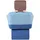 Phoenix Minecraft Loungesessel Textil 69 x 96 x 75 cm Blau/Mehrfarbig drehbar