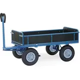 FETRA Handpritschenwagen, Tragl. 1000kg, Ladefl. LxB 1200x800mm, Siebdruckplatte