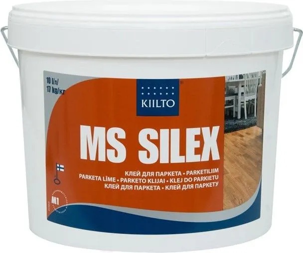 Kiilto, Bodenbelag, Parguet Adhesive Ms Silex 10L/17Kg