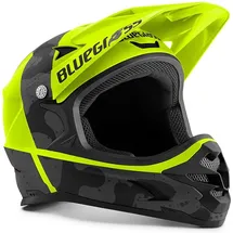 Bluegrass Intox Helm - Yellow Fluo Black Matt